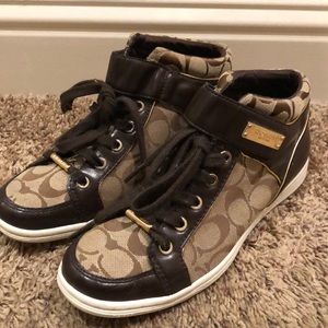 NEW Coach Lace Up High Tops